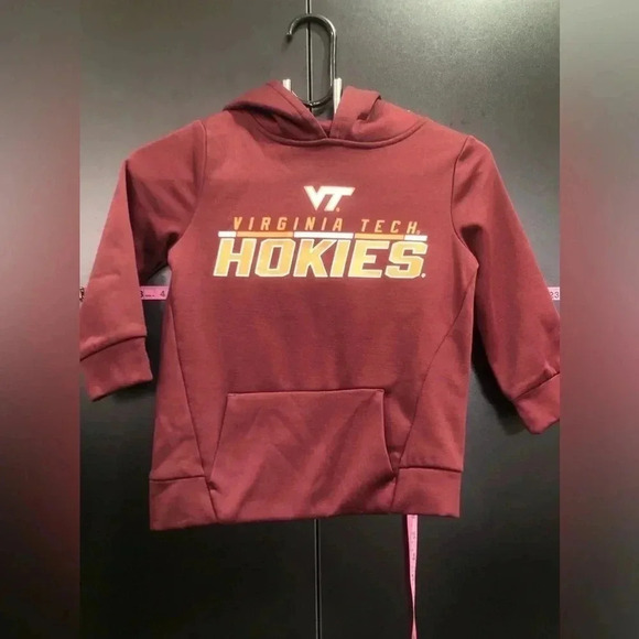 Virginia Tech Hokies Hoodie, pull over, pouch pocket, HOKIE Logo, Unisex - Picture 1 of 5